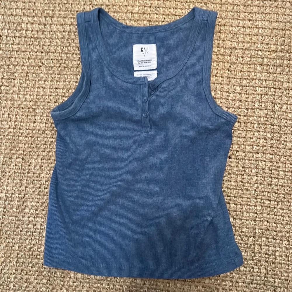 Gap teen blue tank top